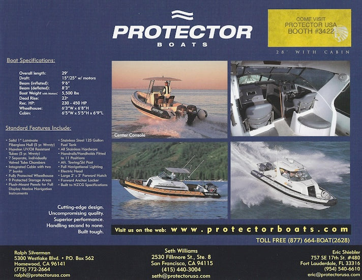 Rayglass Protector 28 Cabin Brochure