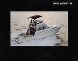 Sea Ray 1986 Sport Yachts Brochure