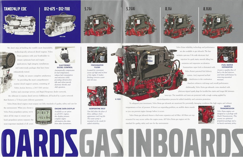 Volvo 2001 Inboards Brochure