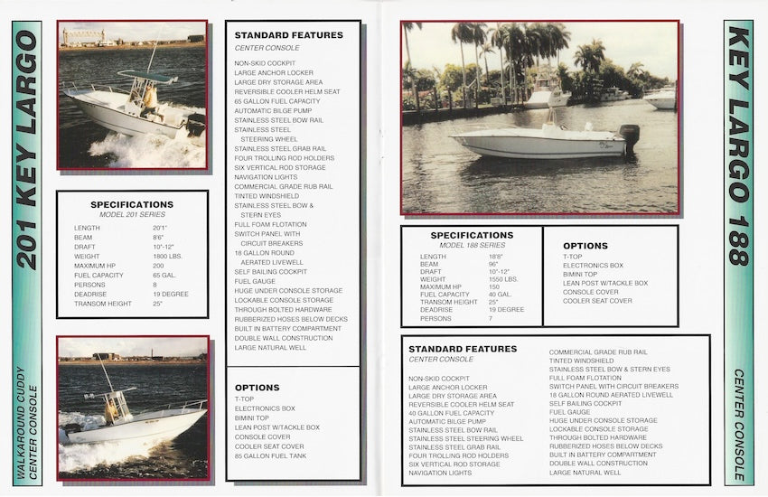 Key Largo 1995 Brochure