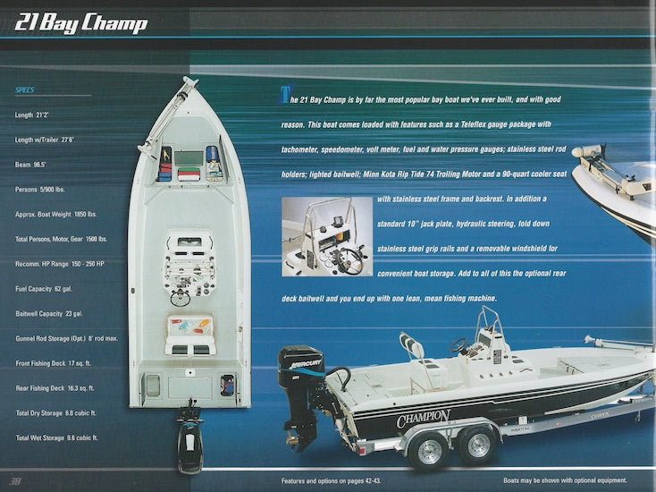 Champion 2003 Brochure