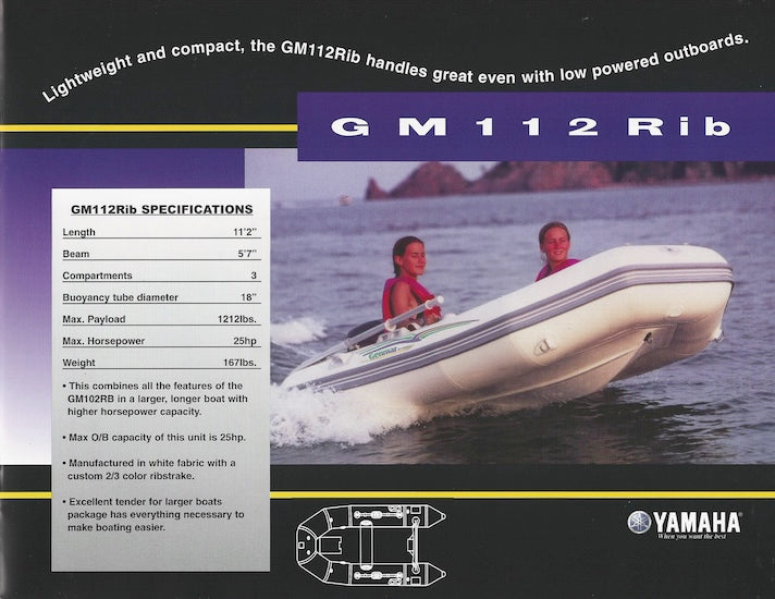 Genmar 2002 Zodiac Inflatable Brochure