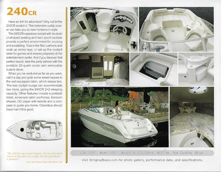 Stingray 2003 Brochure