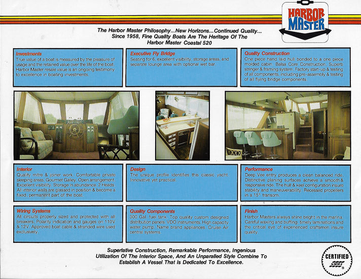 Harbor Master 520 Coastal Brochure