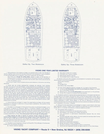 Viking 48 Convertible Specification Brochure