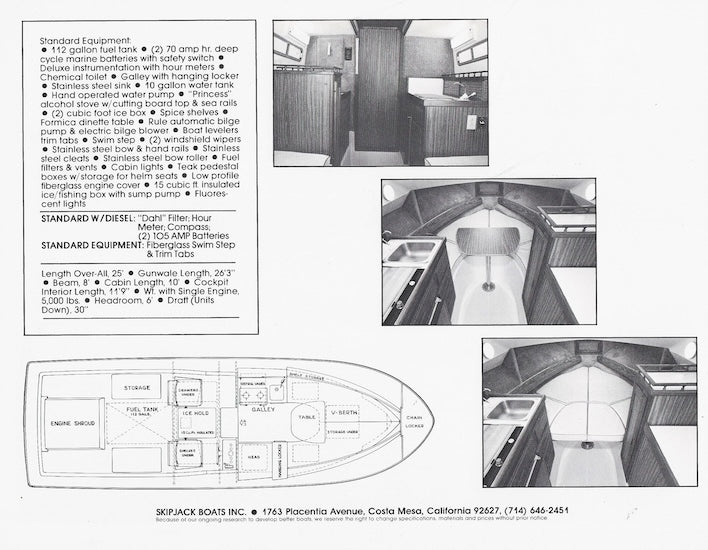 Skipjack 25 Sports Cruiser Brochure