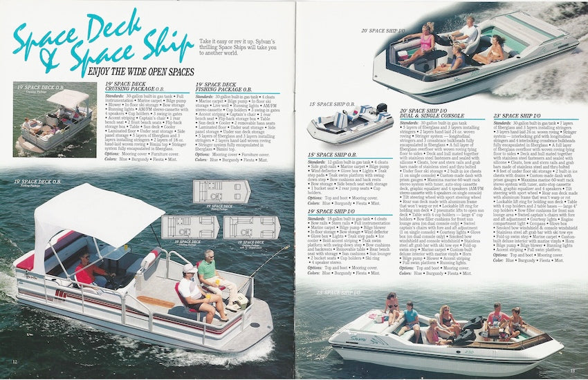 Sylvan 1992 Pontoon Brochure