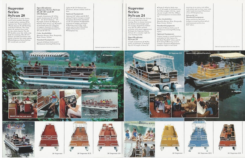 Sylvan 1981 Pontoon & Space Ships Brochure
