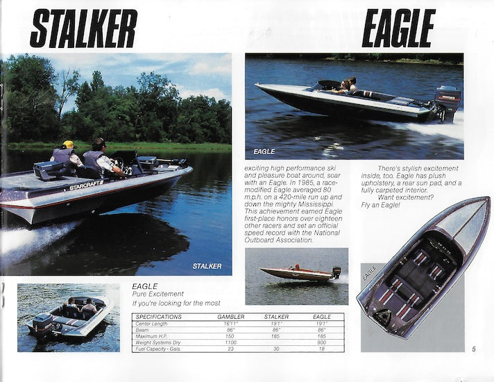 Starcraft 1987 Performance & Bass Brochure