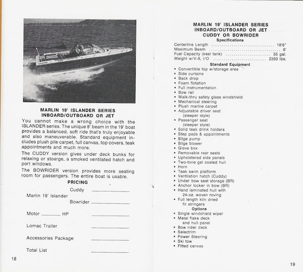 Marlin 1980s Dealer Factbook
