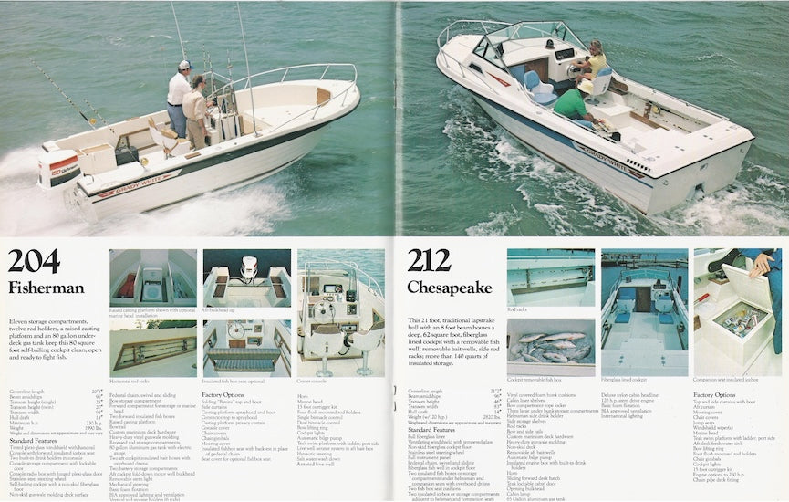 Grady White 1981 Press Proof Brochure