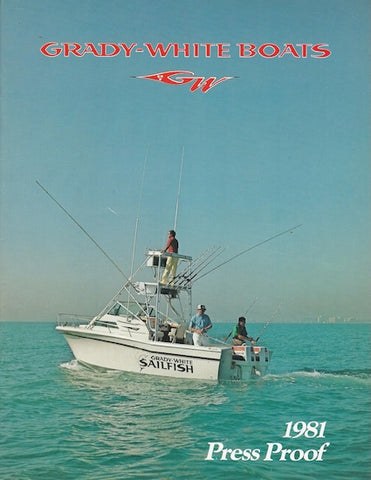 Grady White 1981 Press Proof Brochure