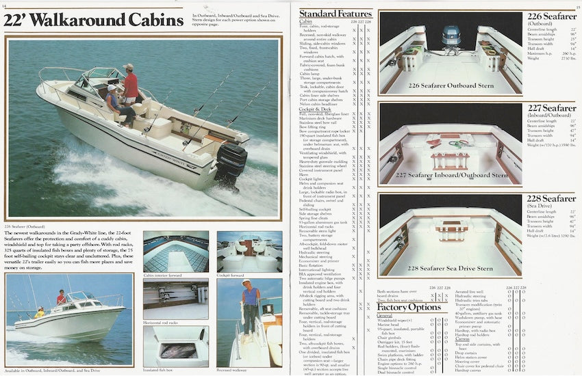Grady White 1983 Brochure