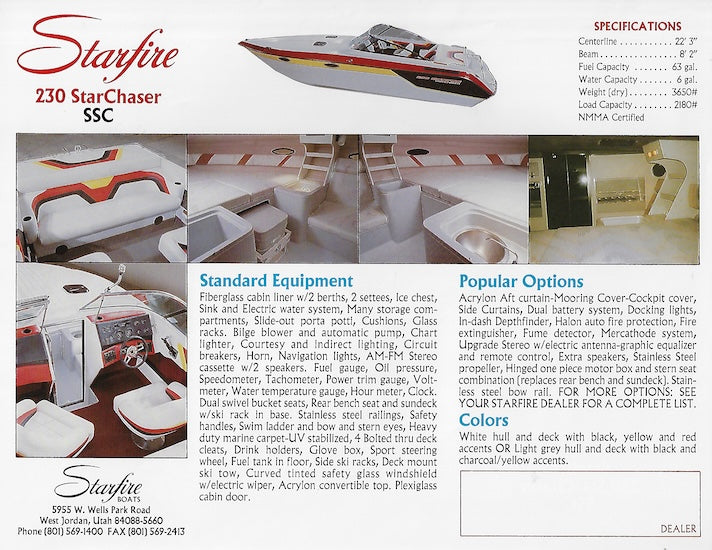 Starfire 260 Starchaser SSC Brochure