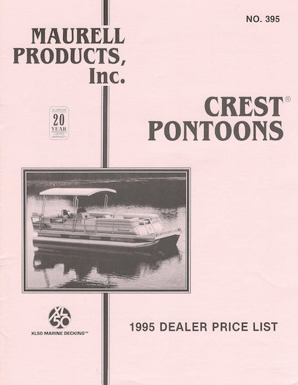 Crest 1995 Dealer Price List