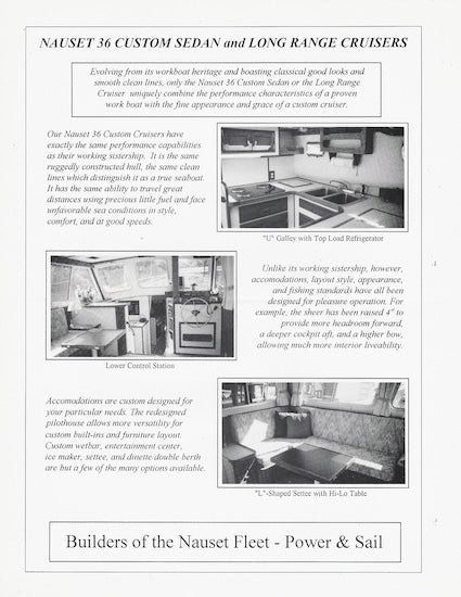 Nauset 36 Brochure