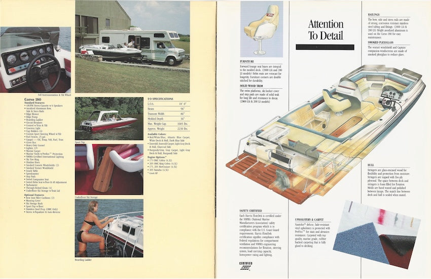Harris 1990 FloteDek Brochure