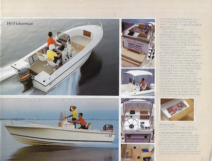 Wellcraft 1985 Fishing Brochure
