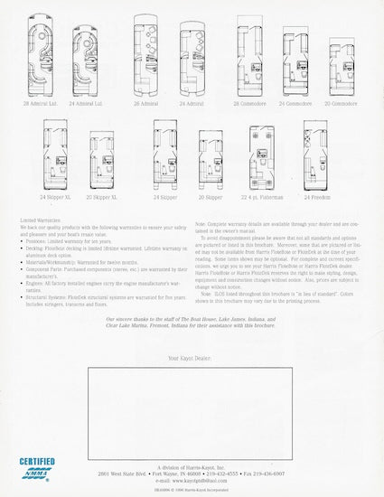 Kayot 1997 Brochure