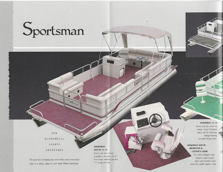 Weeres 1993 Pontoon Brochure