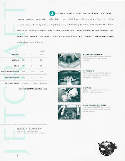 Jetcraft Sprint Brochure