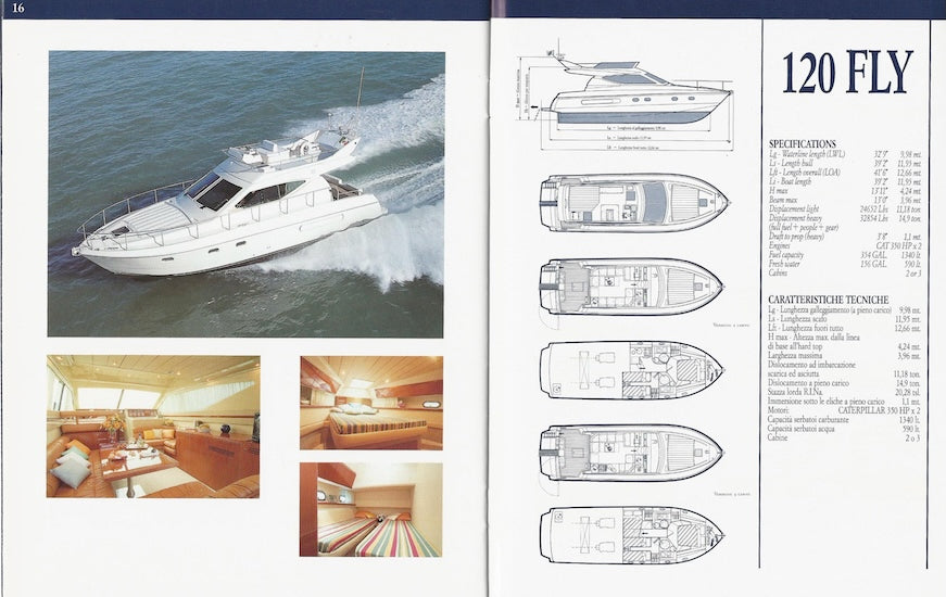 Ferretti 1995 Brochure