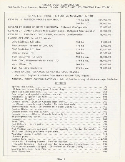 Harley 27 Brochure