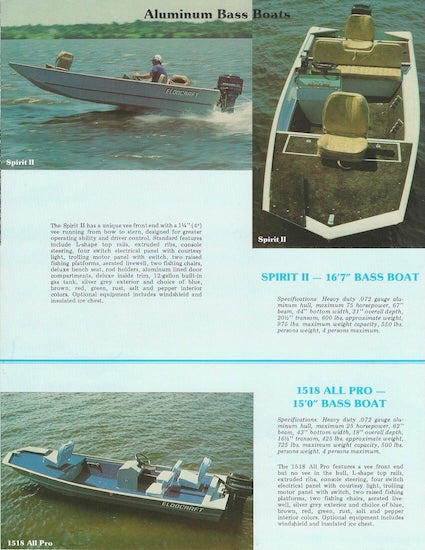 Eldocraft 1982 Aluminum Brochure