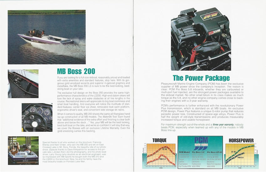 MB Sports 1996 Brochure