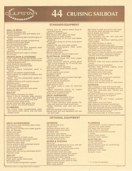 Gulfstar 44 Digital Brochure