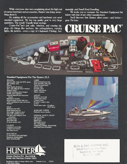 Hunter 25.5 Brochure