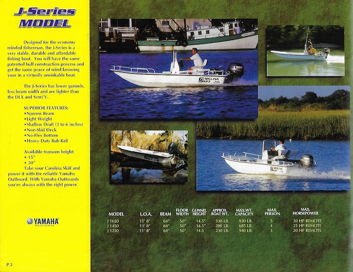 Carolina Skiff 2003 Brochure