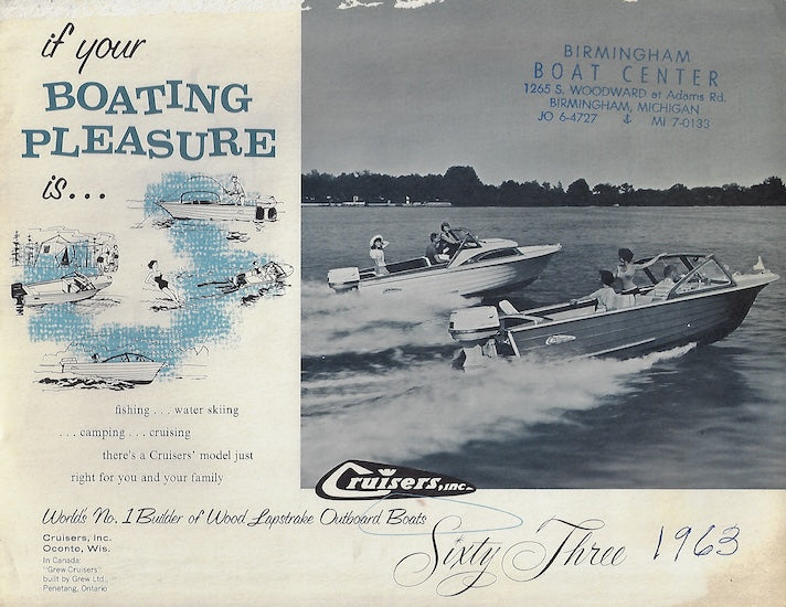 Cruisers 1963 Brochure