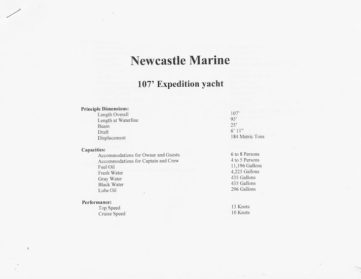 Newcastle Expedition Brochure Package