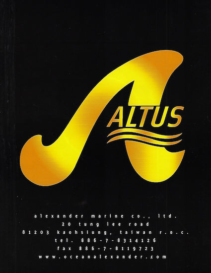 Ocean Alexander Altus Brochure