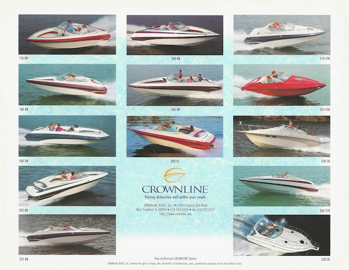 Crownline 1997 Abbreviated Brochure