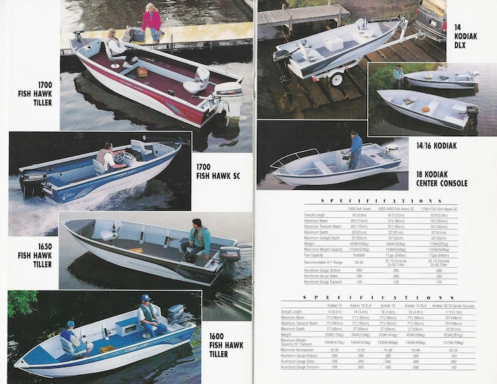 Crestliner 1995 Mini Brochure