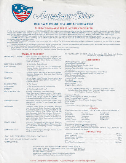 American Skier Tournament 18 Brochure