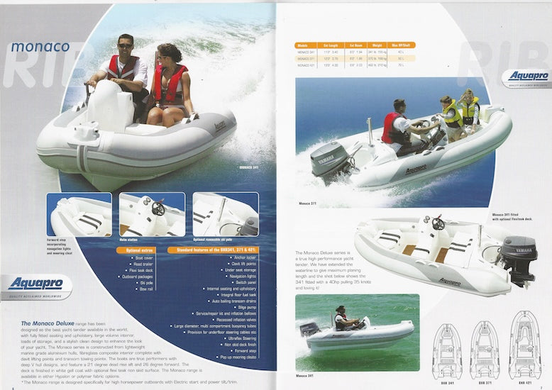 Aquapro 2004 Inflatables Brochure