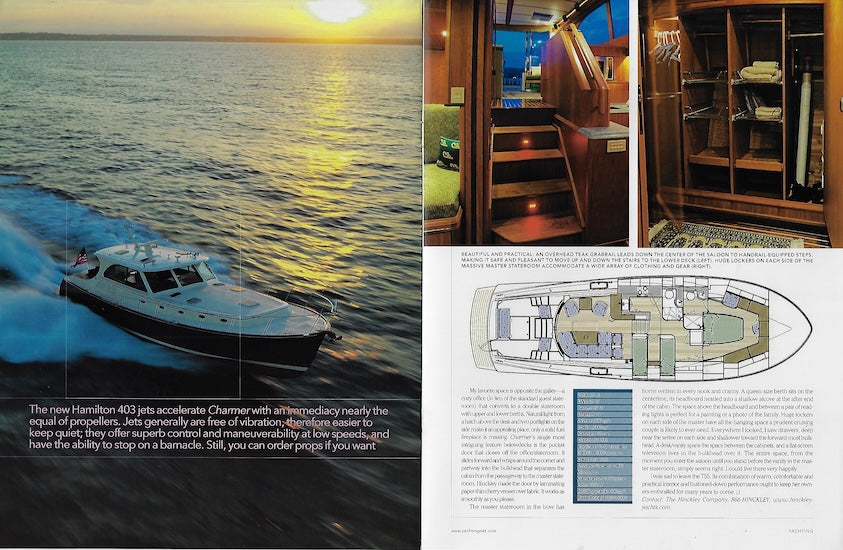Hinckley Talaria 55 Yachting Magazine Reprint Brochure