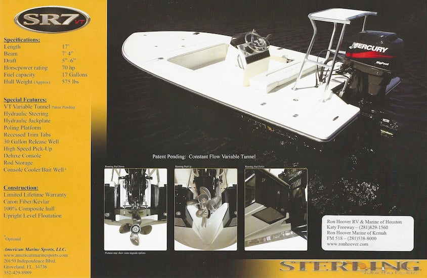 Sterling SR7 VT Brochure