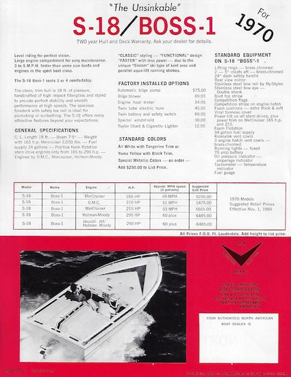 North American S-18 Boss 1 Brochure