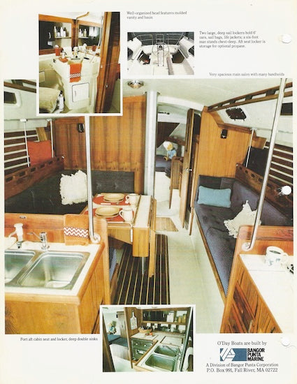 O’Day 39 Motorboating & Sailing Magazine Reprint Brochure