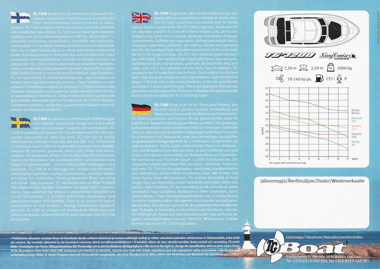 TG-7200 King Cruiser Brochure
