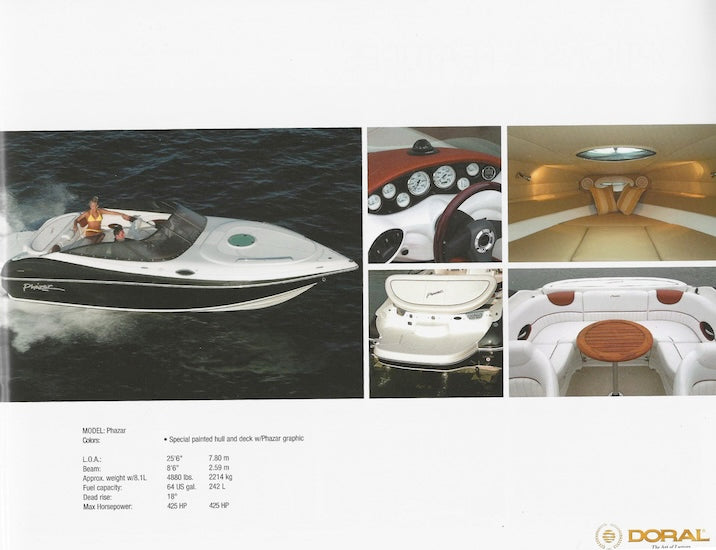 Doral 2006 Sport Boats Brochure
