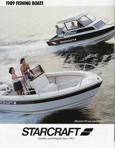 Starcraft 1989 Fishing Brochure