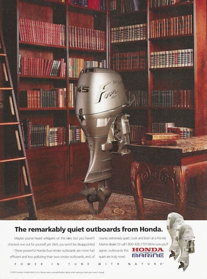 Honda 45HP Outboard Boating Magazine Reprint