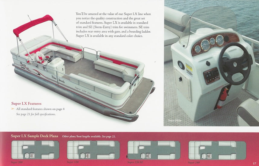 Palm Beach 2007 Pontoon Brochure