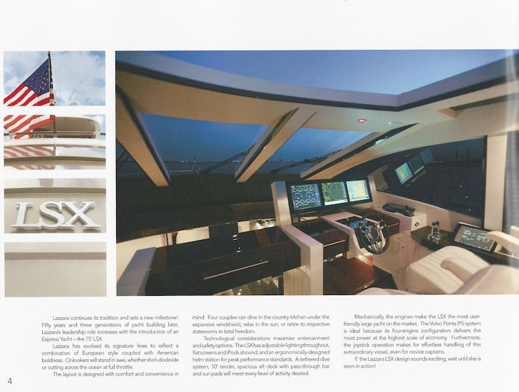 Lazzara Sport Express 75 Brochure