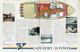 Cape Dory 28 Power Brochure